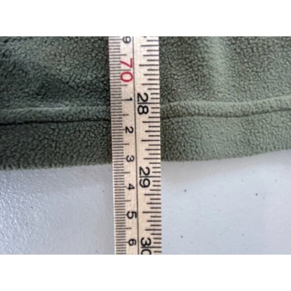 Columbia Green & Black Half-Zip Fleece Pullover Long Sleeve Mens L Activewear - Picture 5 of 6